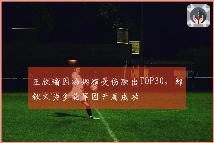 王欣瑜因汤姆猫受伤跌出TOP30，郑钦文为金花军团开局成功