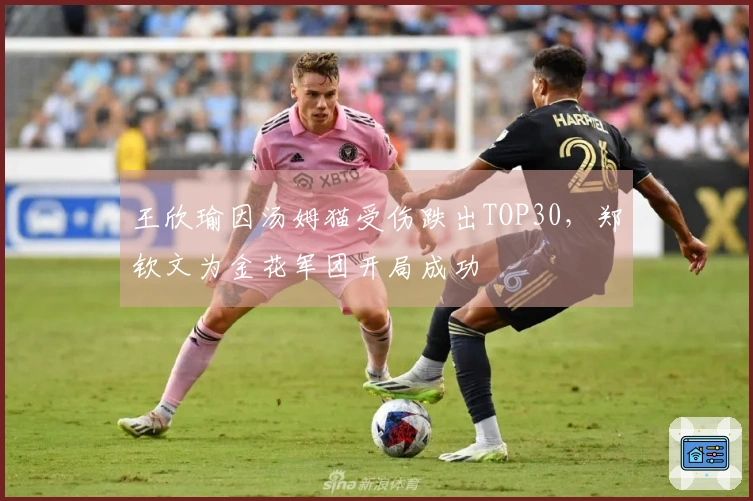 王欣瑜因汤姆猫受伤跌出TOP30，郑钦文为金花军团开局成功